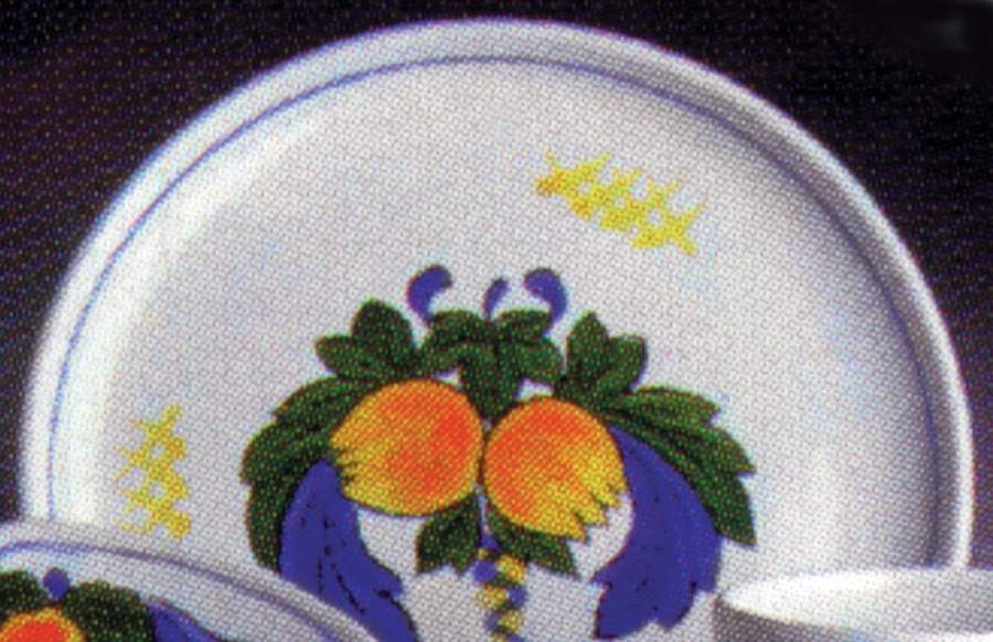 Orange Dinner Plate by Longchamp-1