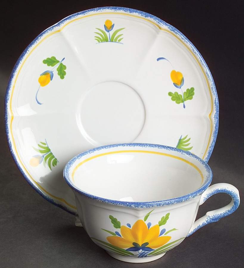 Annecy Breakfast Cup & Saucer Set by Longchamp-1
