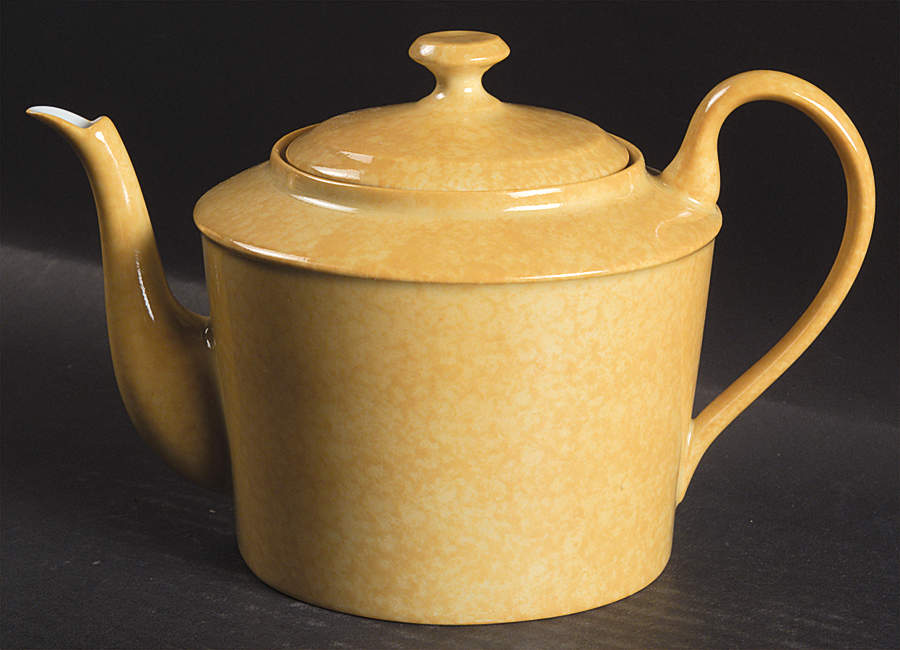 Mouchete Yellow Teapot & Lid by Laure Japy-1