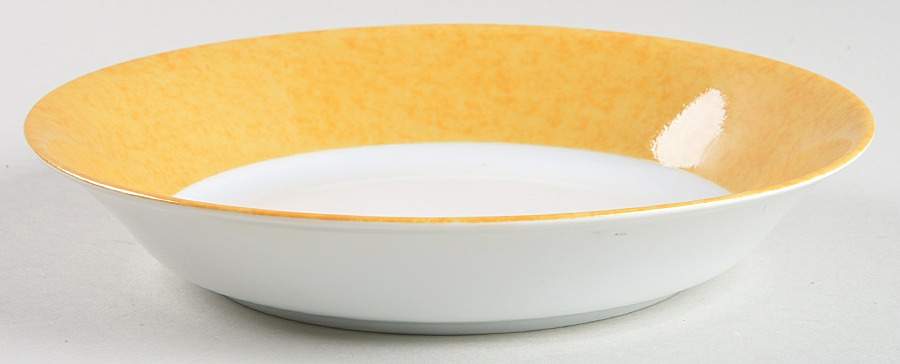 Mouchete Yellow Coupe Soup Bowl by Laure Japy-1