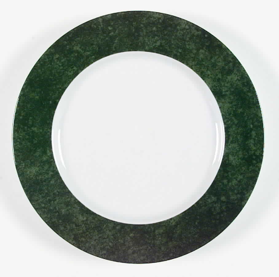 Mouchete Green Dinner Plate by Laure Japy-1