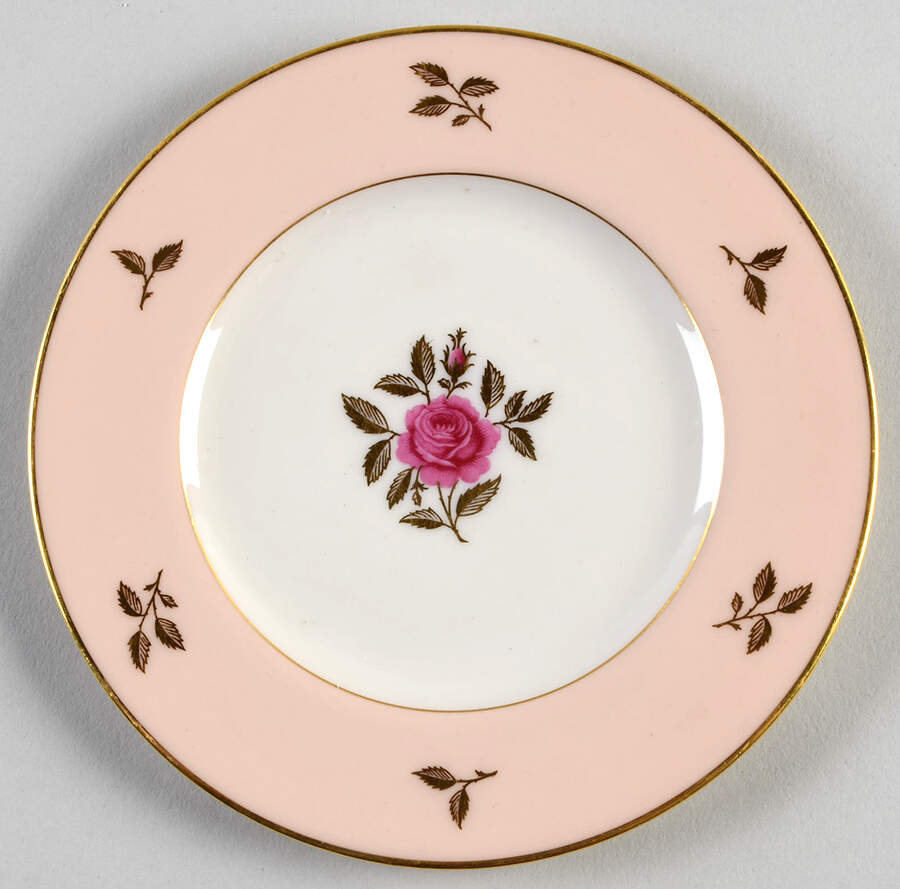Rhodora Pink Bread & Butter Plate by Lenox-1