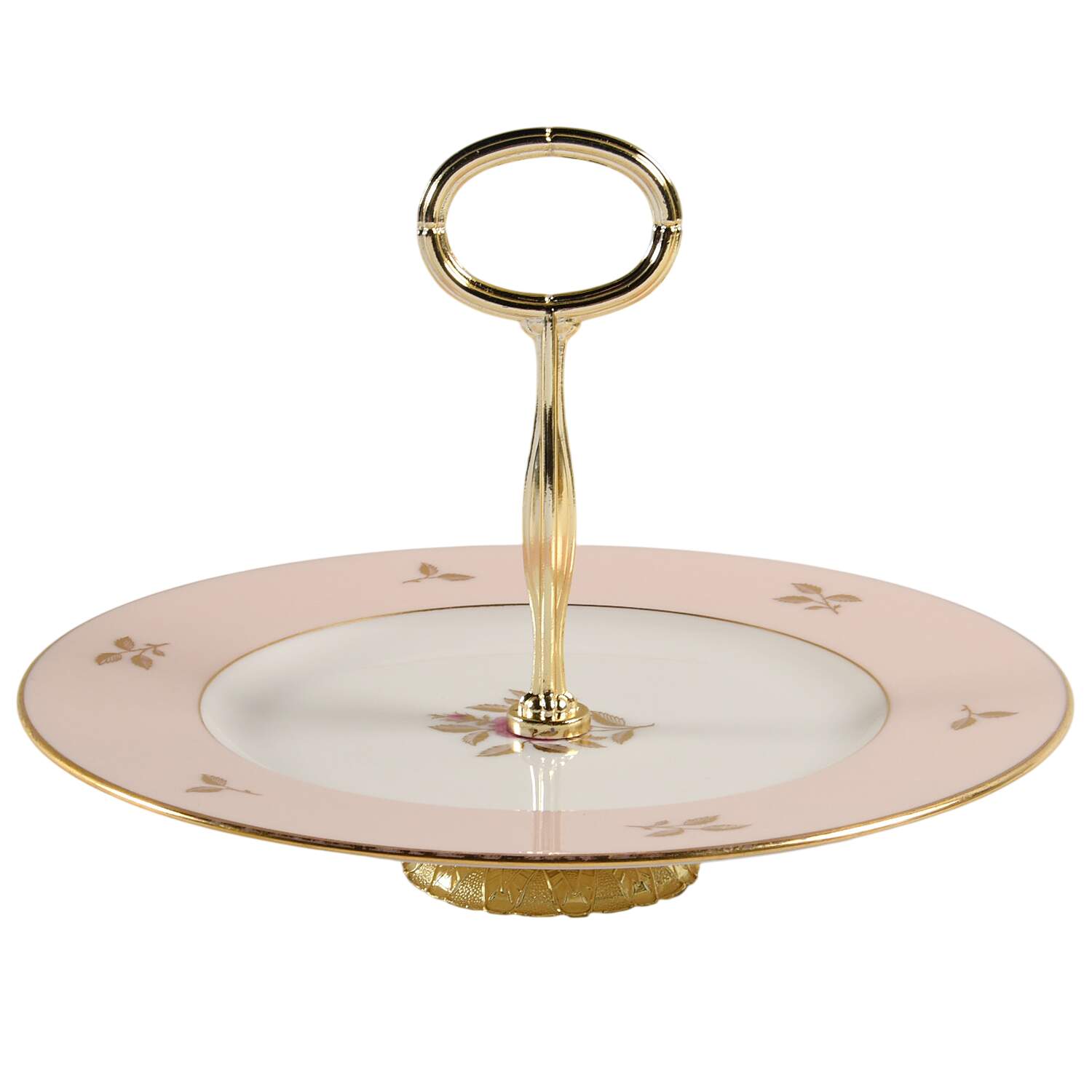 Rhodora Pink 6" - 7" Tidbit (from Salad Plate) HC by Lenox-1