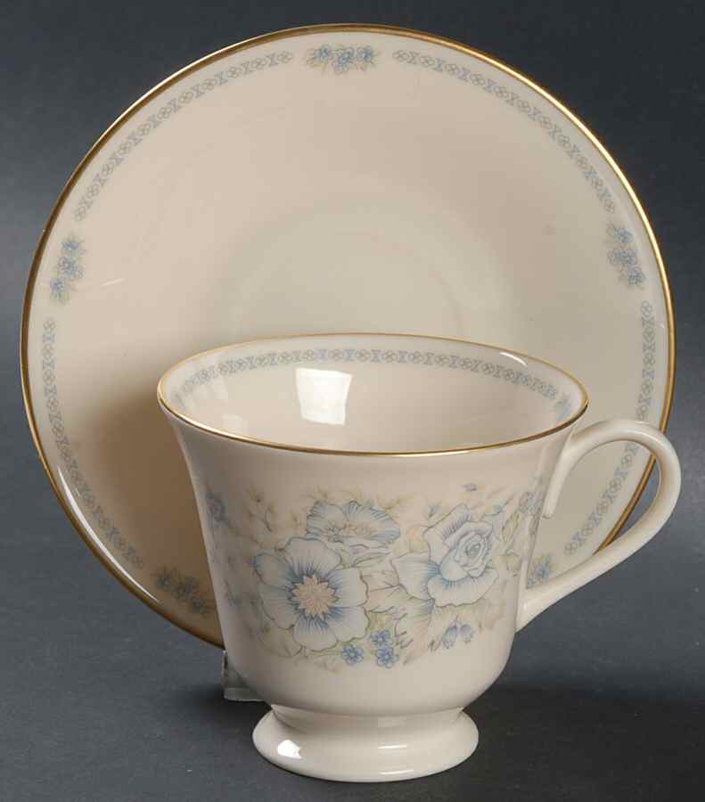 Midsummer Footed Cup & Saucer Set by Lenox-1