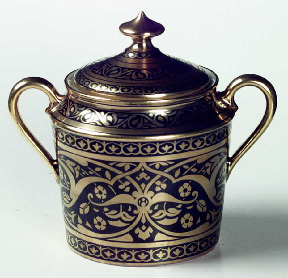 LEG14 Sugar Bowl & Lid by F Legrand & Cie-1