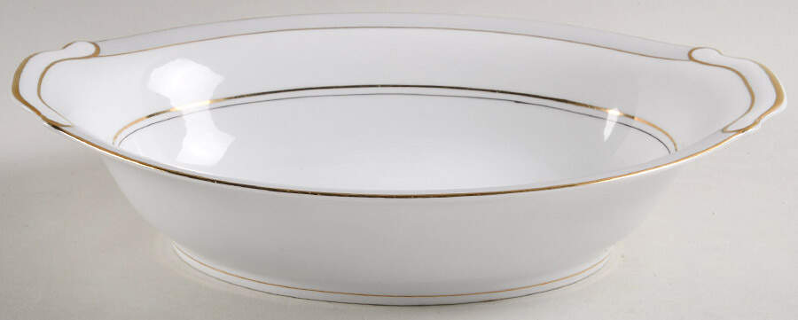 Queen Anne's Lace 10" Oval Vegetable Bowl by Lipper & Mann (L & M)-1