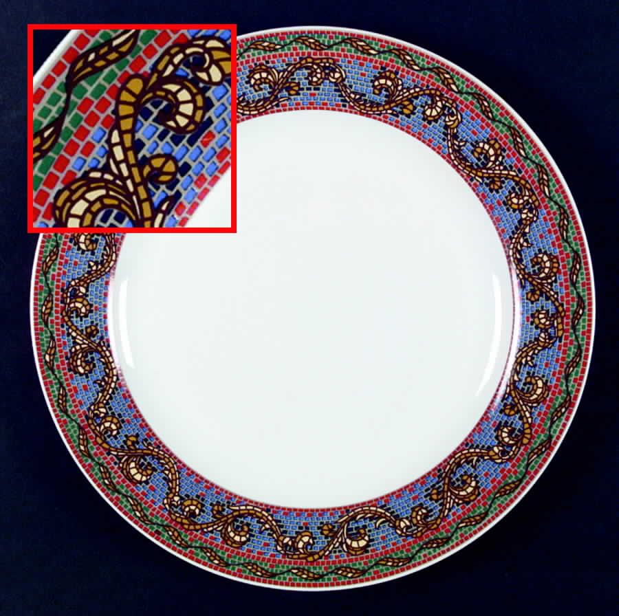 Mosaic 12" Chop Plate (Round Platter) by Lillian Vernon-1