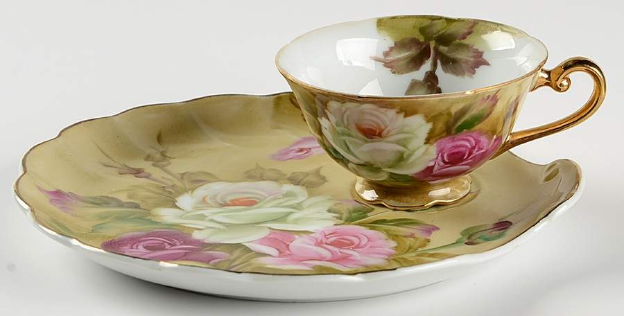 LEF24 Snack Plate & Cup Set by Lefton-1