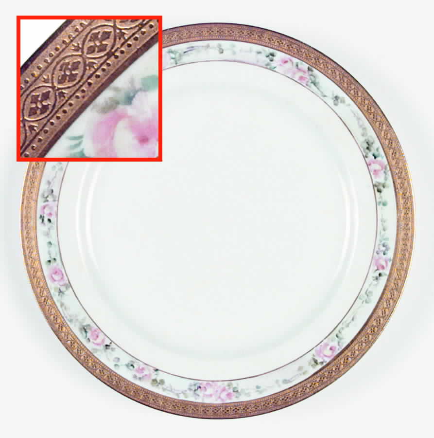 LIM42 Dinner Plate by Limoges-French-1