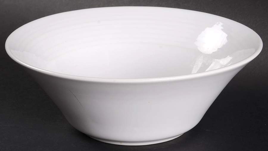 Concentrix White Coupe Cereal Bowl by Lynn's China-1