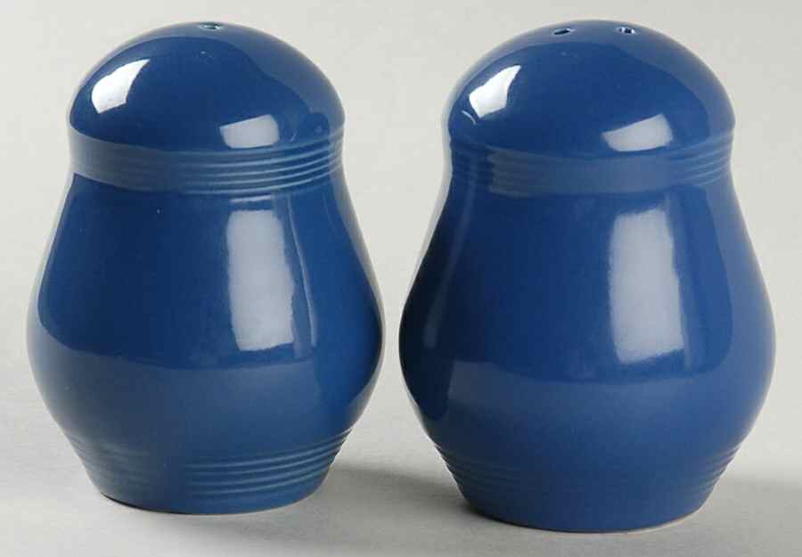 Concentrix Navy Blue (Marine) Salt & Pepper Set by Lynn's China-1
