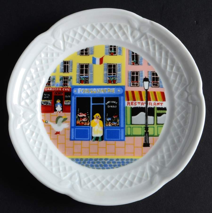 Merchants Row Canape Plate by Louis Lourioux-1