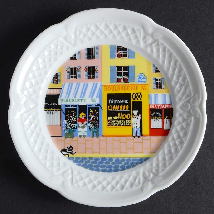 Merchants Row Canape Plate by Louis Lourioux-1