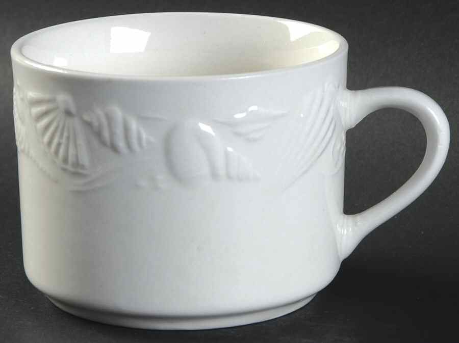 Ariel Flat Cup by Lynn's China-1