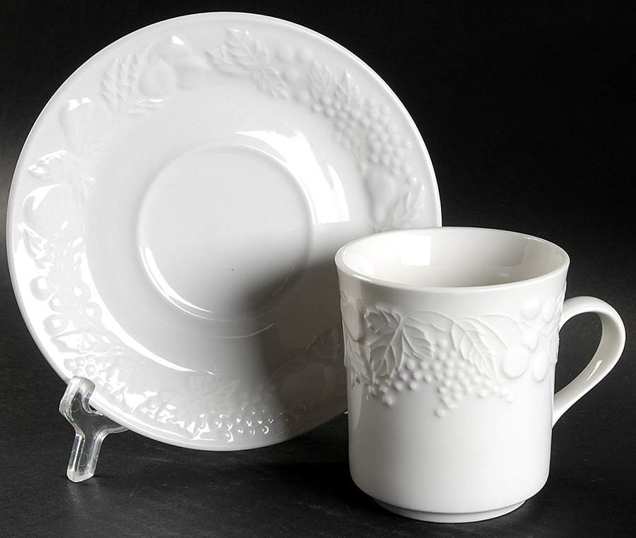 Orion Flat Cup & Saucer Set by Lynn's China-1
