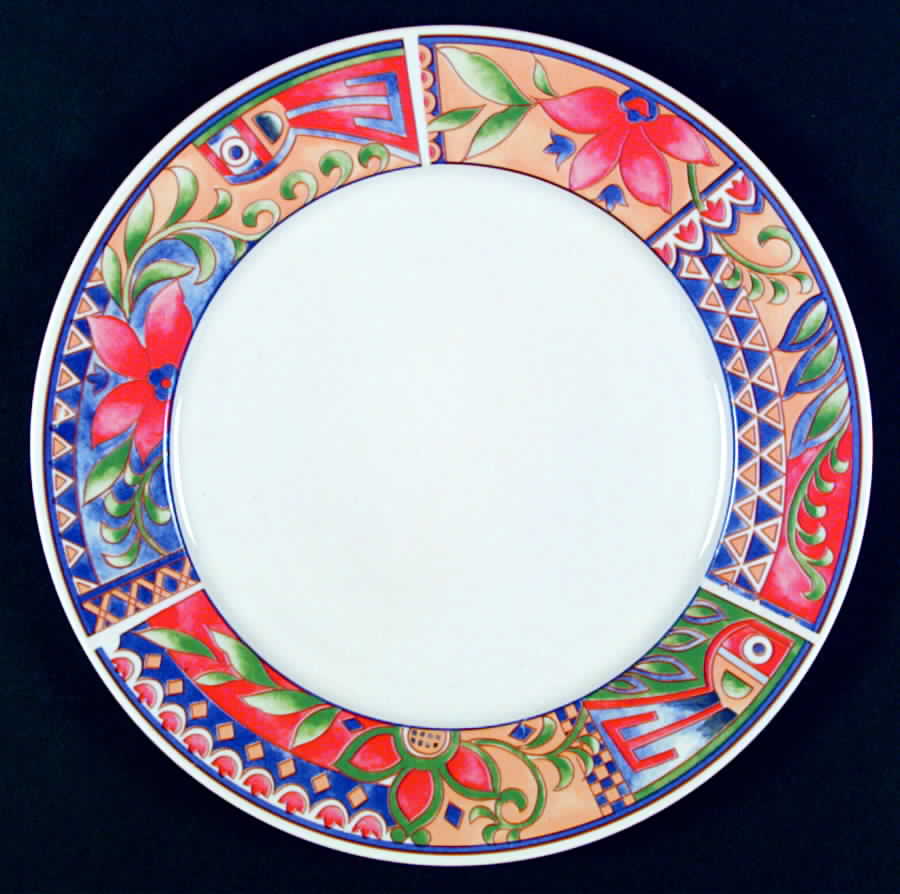 Savanna (Rim) Dinner Plate by Lynn's China-1