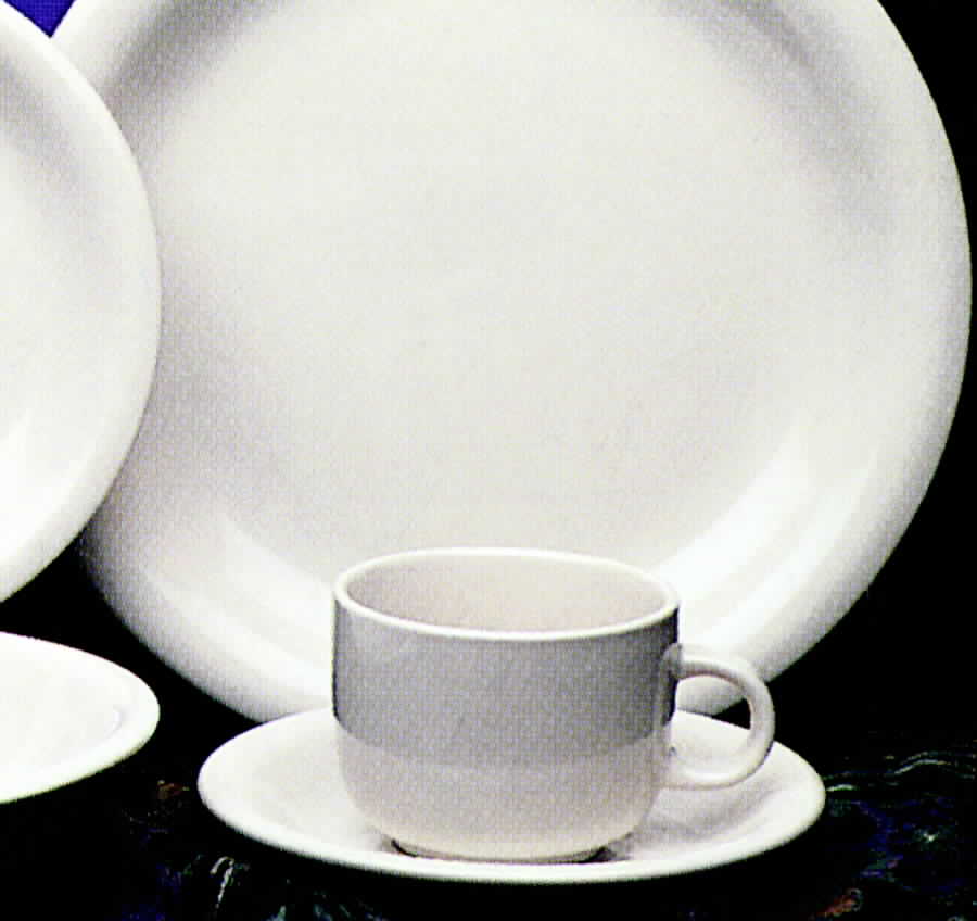 Brighton Flat Cup & Saucer Set by Lynn's China-1