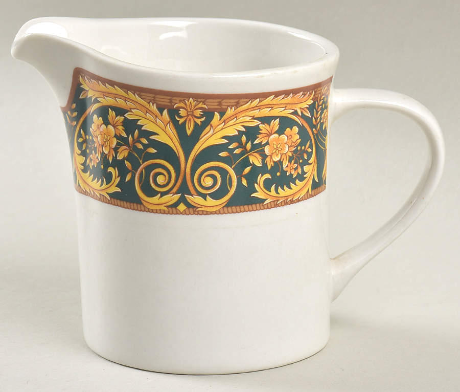 Valetta Green Creamer by Lynn's China-1