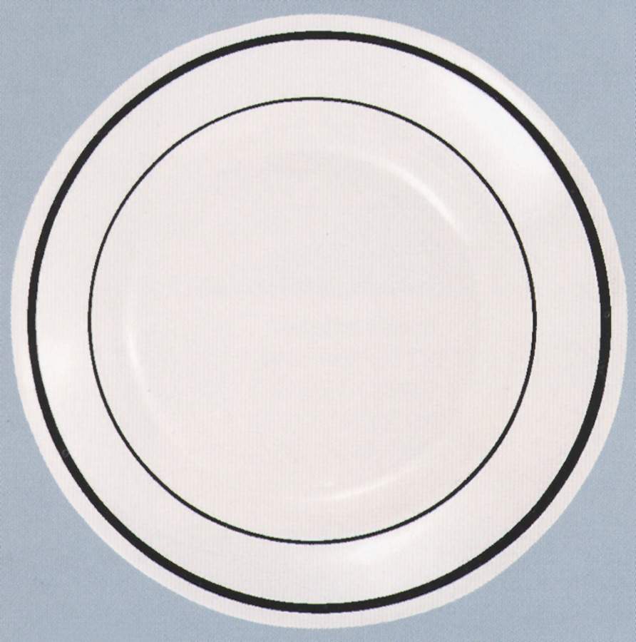 Nova Black Dinner Plate by Lynn's China-1