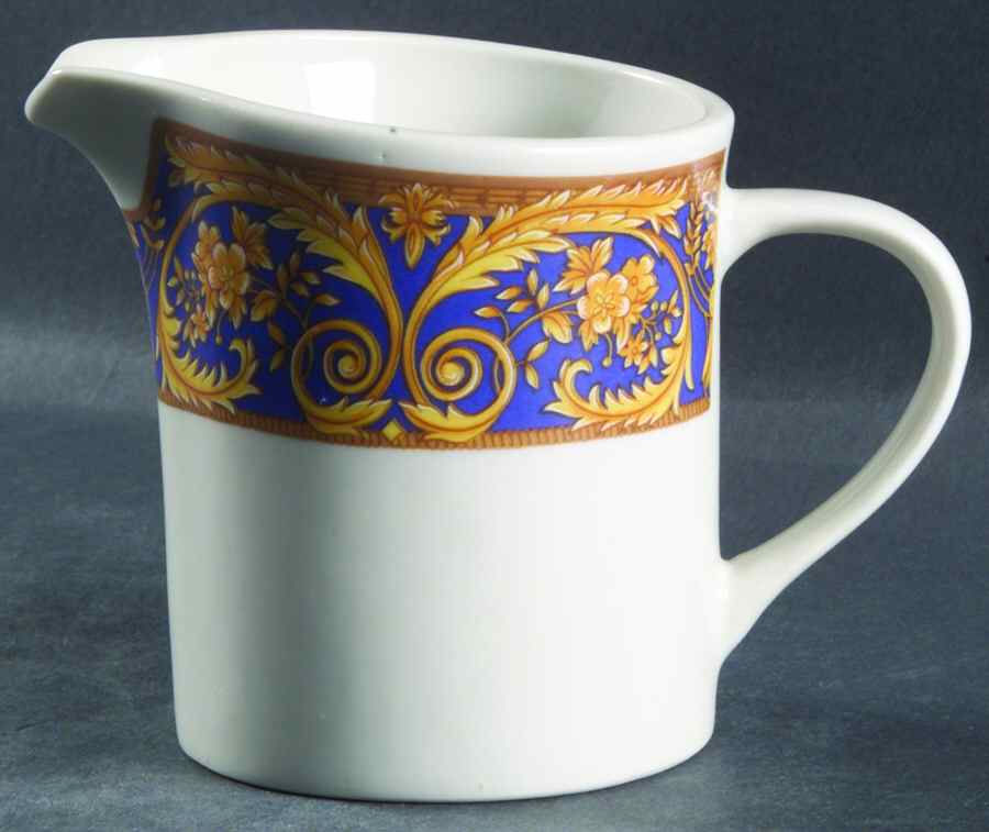 Valetta Blue Creamer by Lynn's China-1