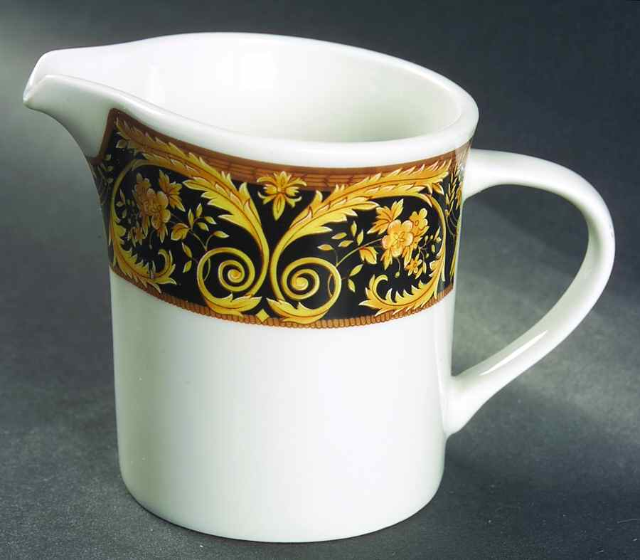 Valetta Black Creamer by Lynn's China-1