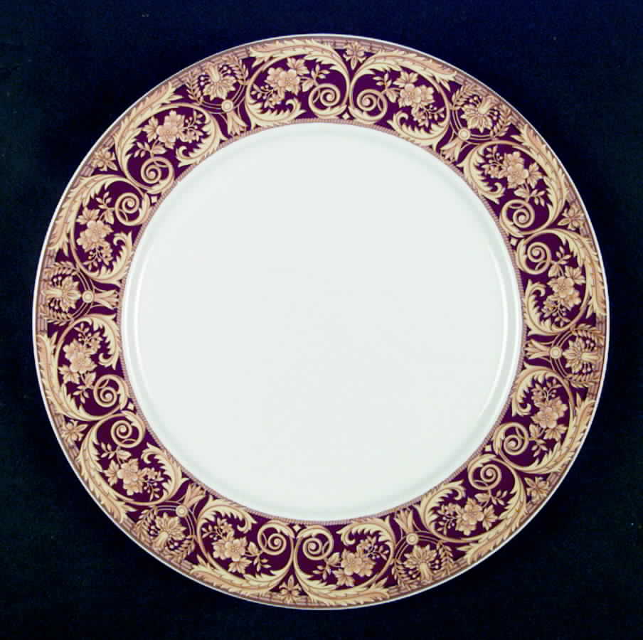 Valetta Red Dinner Plate by Lynn's China-1