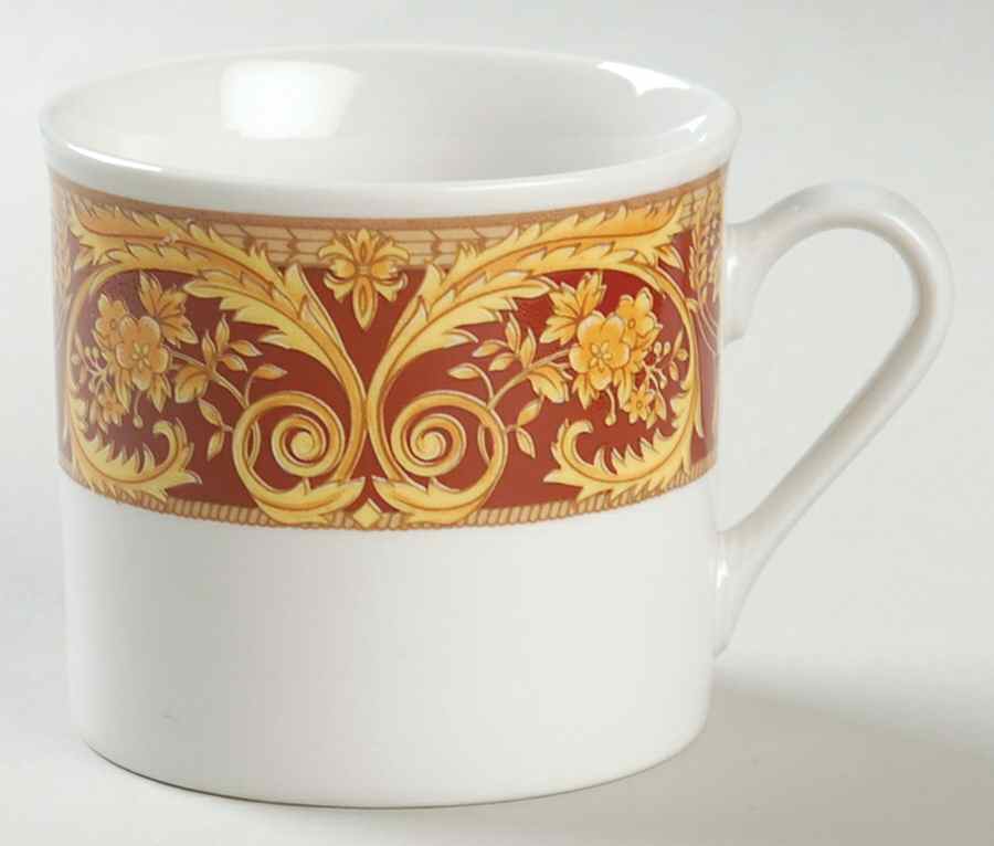 Valetta Red Flat Cup by Lynn's China-1