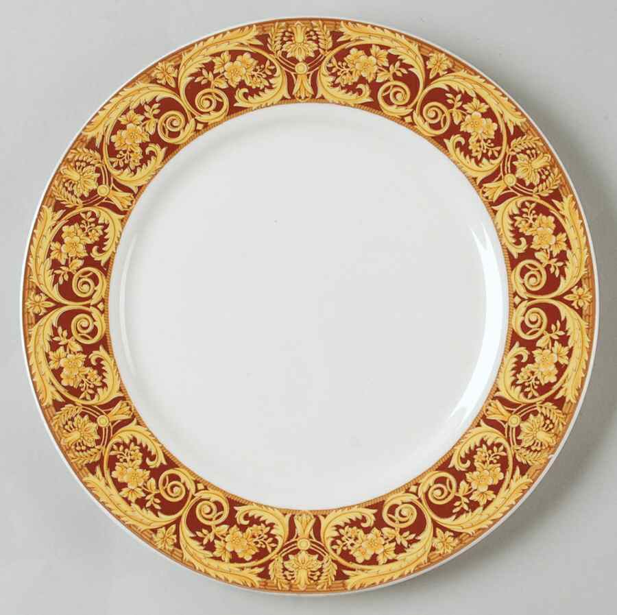 Valetta Red Salad Plate by Lynn's China-1