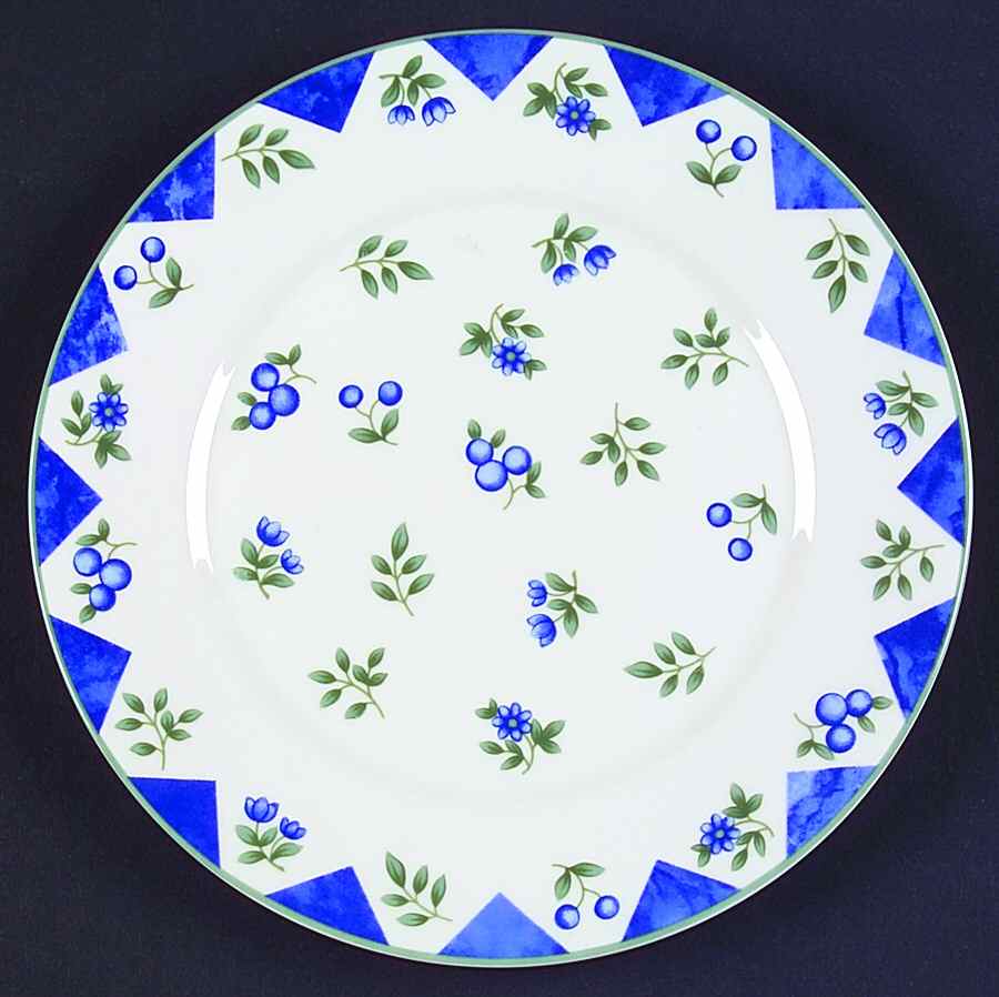 Blue Berry Salad Plate by Lynn's China-1