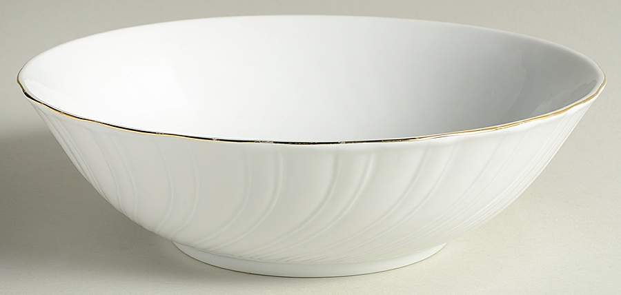 Royal Gold 9" Round Vegetable Bowl by Lynn's China-1
