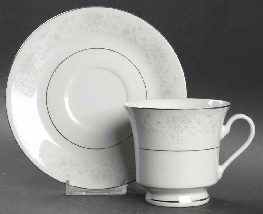 Annie Footed Cup & Saucer Set by Lynn's China-1