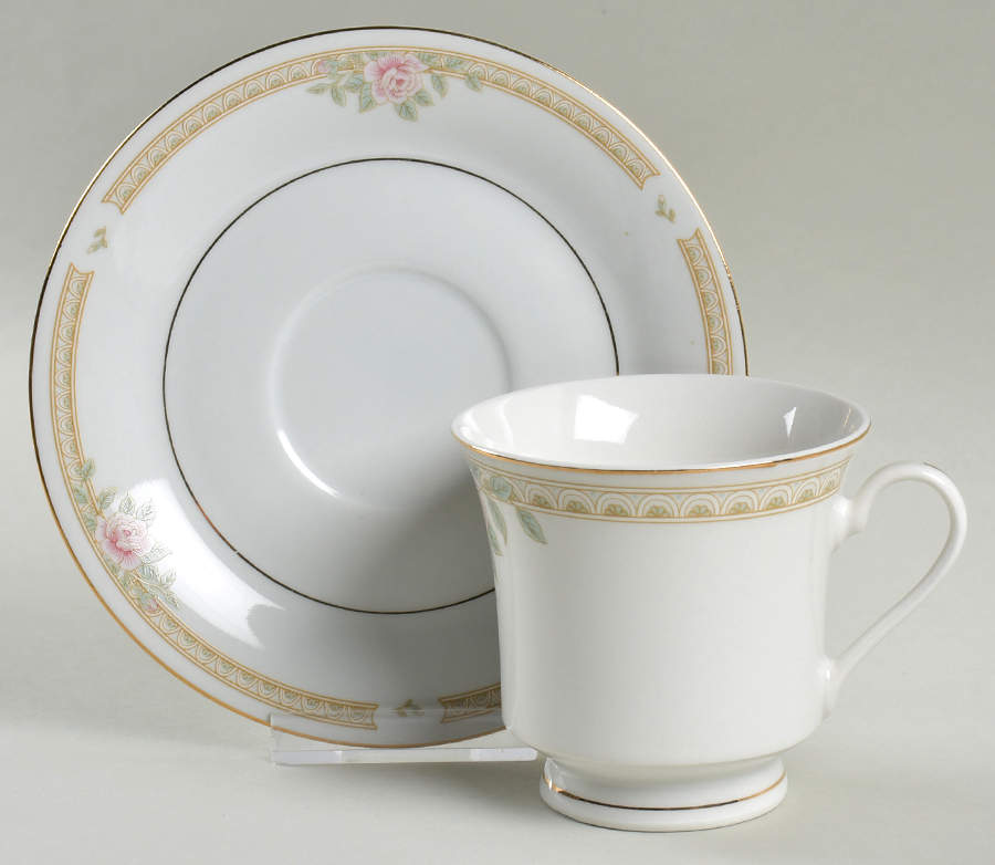 Melody Footed Cup & Saucer Set by Lynn's China-1
