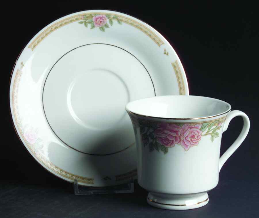 Melody Footed Cup & Saucer Set by Lynn's China-1