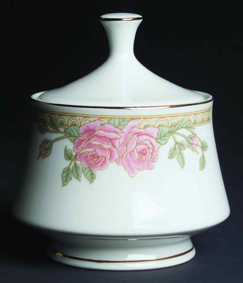 Melody Sugar Bowl & Lid by Lynn's China-1
