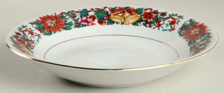 Holiday Cheer Coupe Soup Bowl by Lynn's China-1