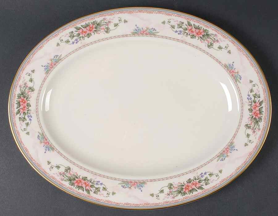 Southampton Gardens 13" Oval Serving Platter by Lenox-1