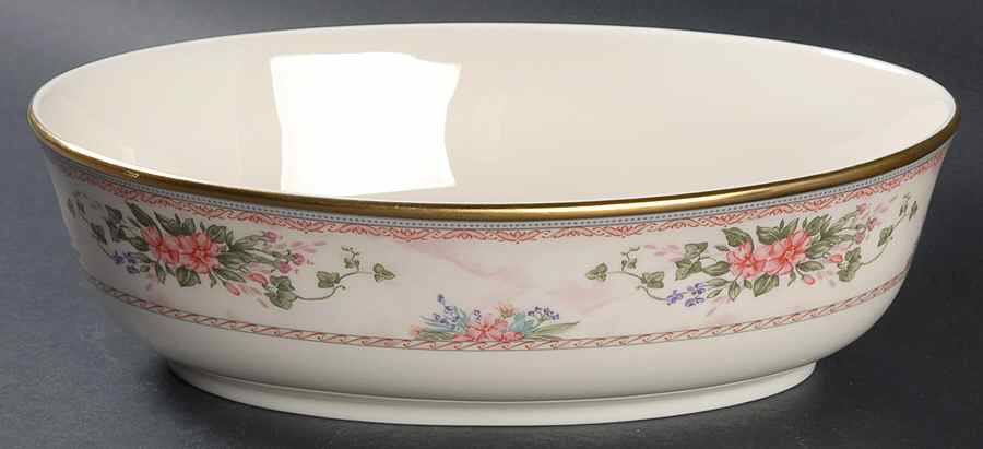 Southampton Gardens 9" Oval Vegetable Bowl by Lenox-1