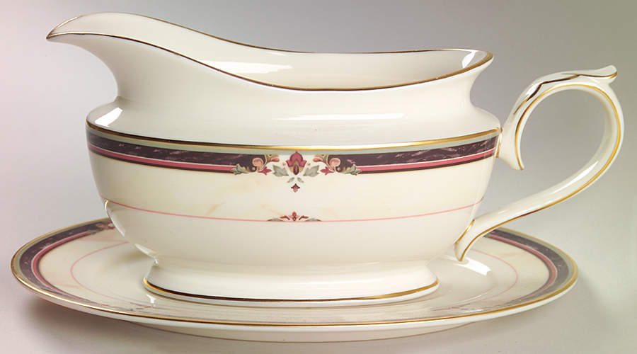 Highland Crossing Gravy Boat & Underplate by Lenox-1