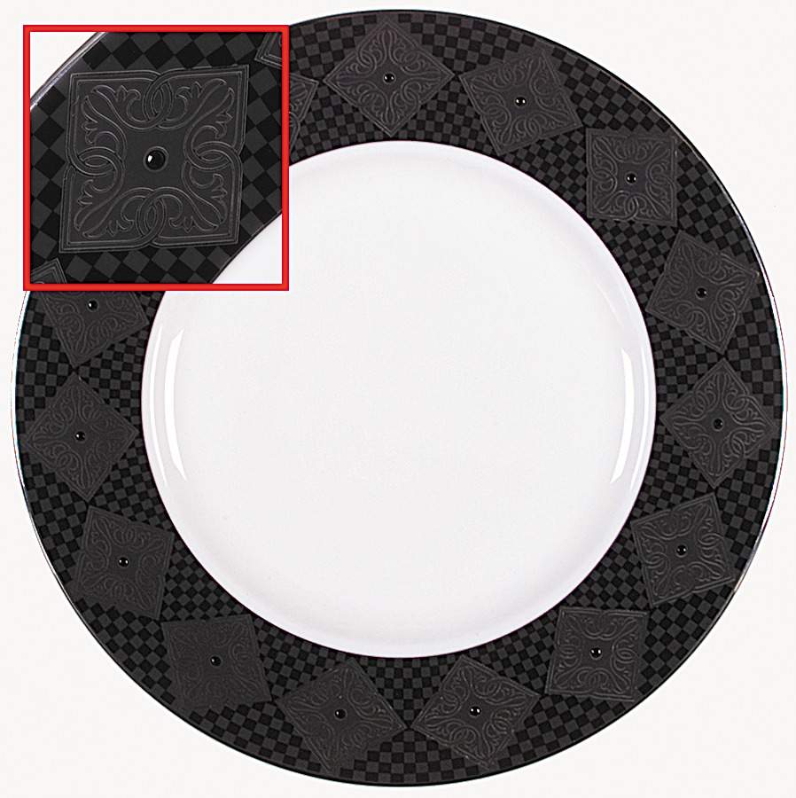Leigh Accent Luncheon Plate by Lenox-1