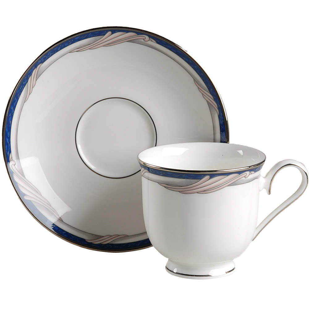 Caitlin Footed Cup & Saucer Set by Lenox-1