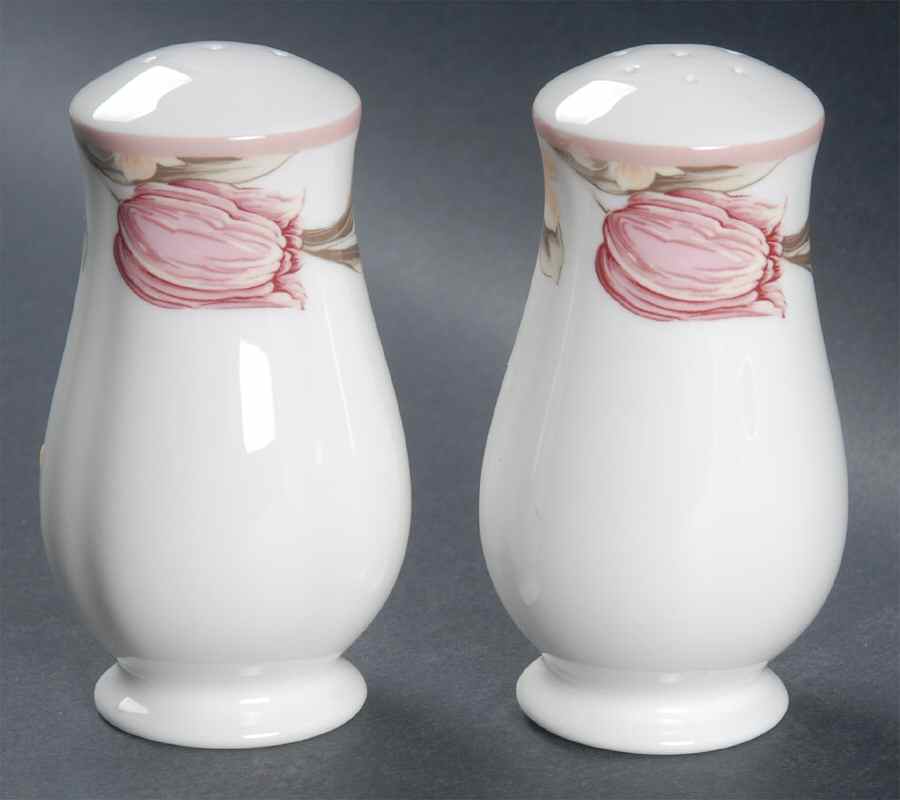 Simply Tulips Salt & Pepper Set by Lenox-1
