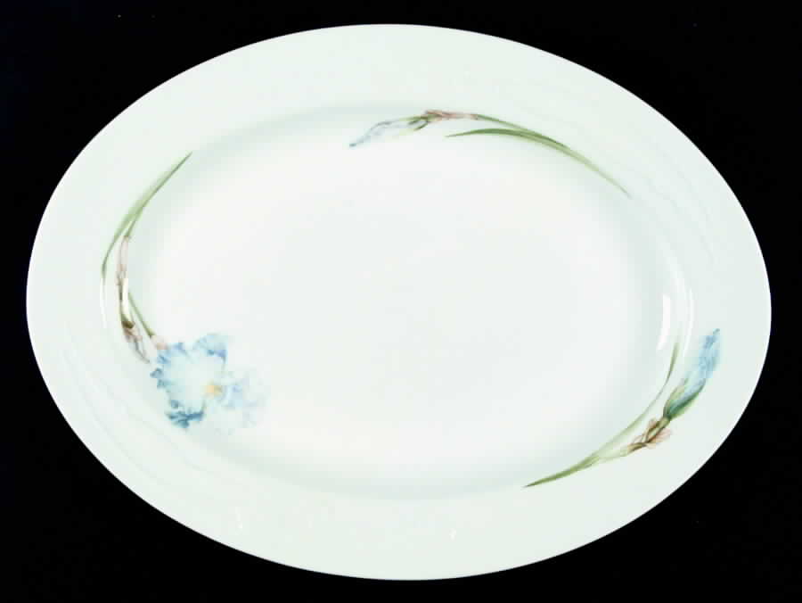 Flower Market 14" Oval Serving Platter by Lenox-1