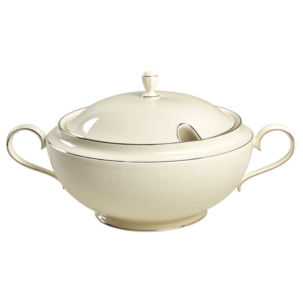 Courtyard Platinum Tureen &  Lid by Lenox-1