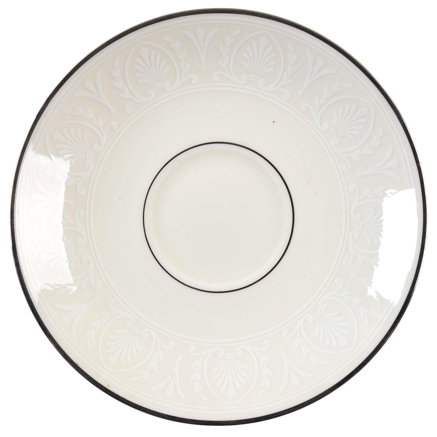 Courtyard Platinum Saucer by Lenox-1