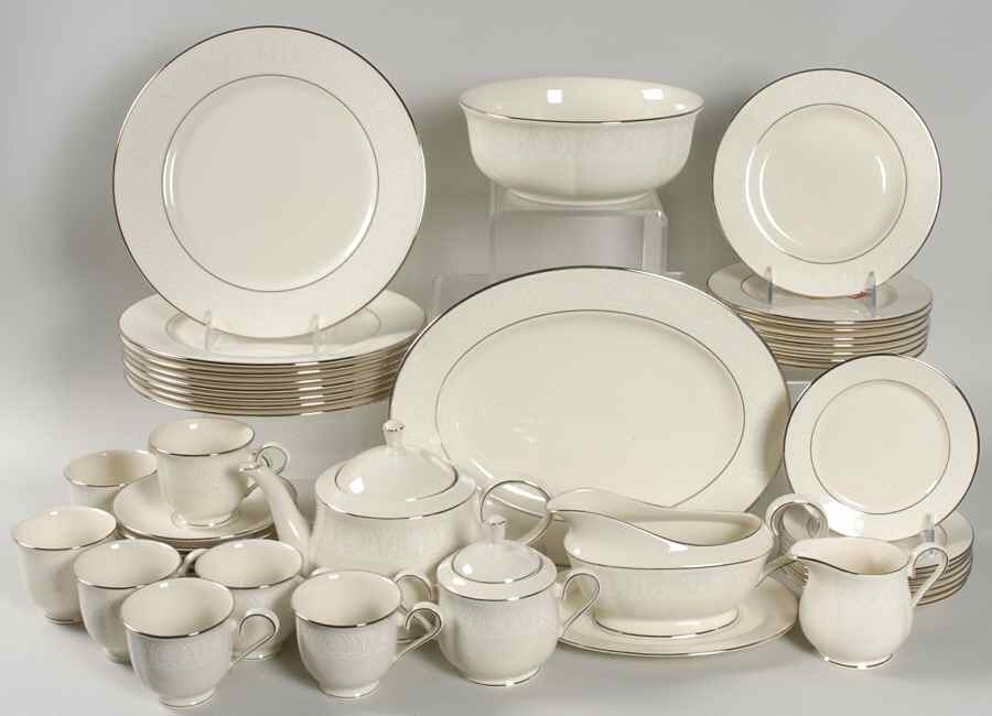 Courtyard Platinum 49 Piece Set by Lenox-1