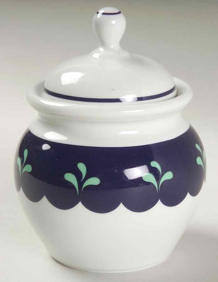 Bedazzle Emerald Sugar Bowl & Lid by Lenox-1