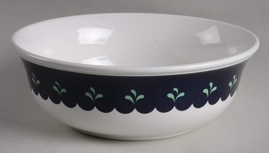 Bedazzle Emerald 9" Round Vegetable Bowl by Lenox-1