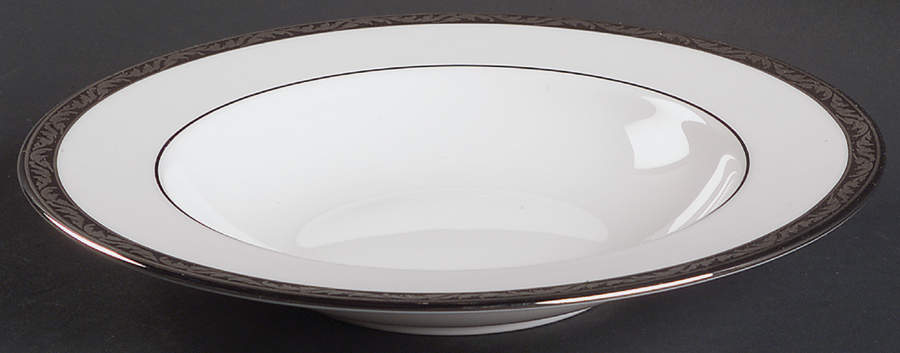 Landmark Platinum Rim Soup Bowl by Lenox-1
