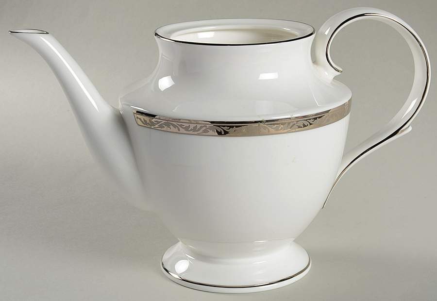 Landmark Platinum Teapot No Lid by Lenox-1