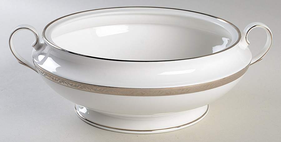 Landmark Platinum Round Vegetable No Lid by Lenox-1